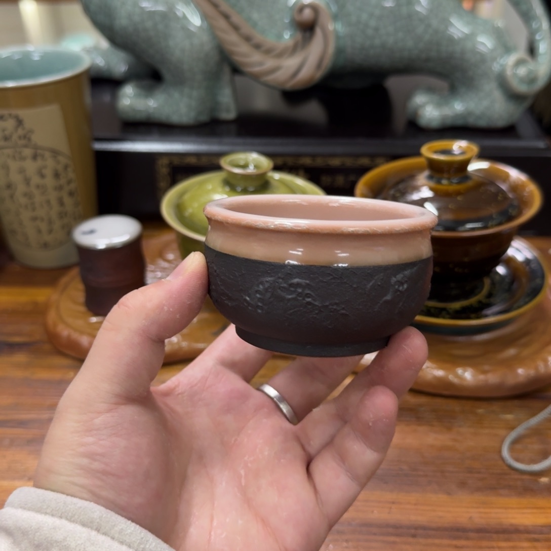 龙泉青瓷茶具微瑕7816