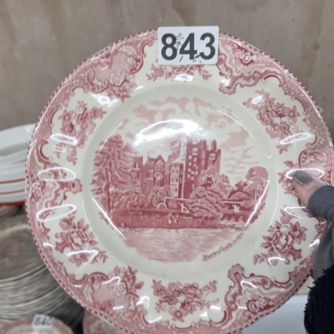 泥塑磁州窑出口尾货盘口径25微微瑕