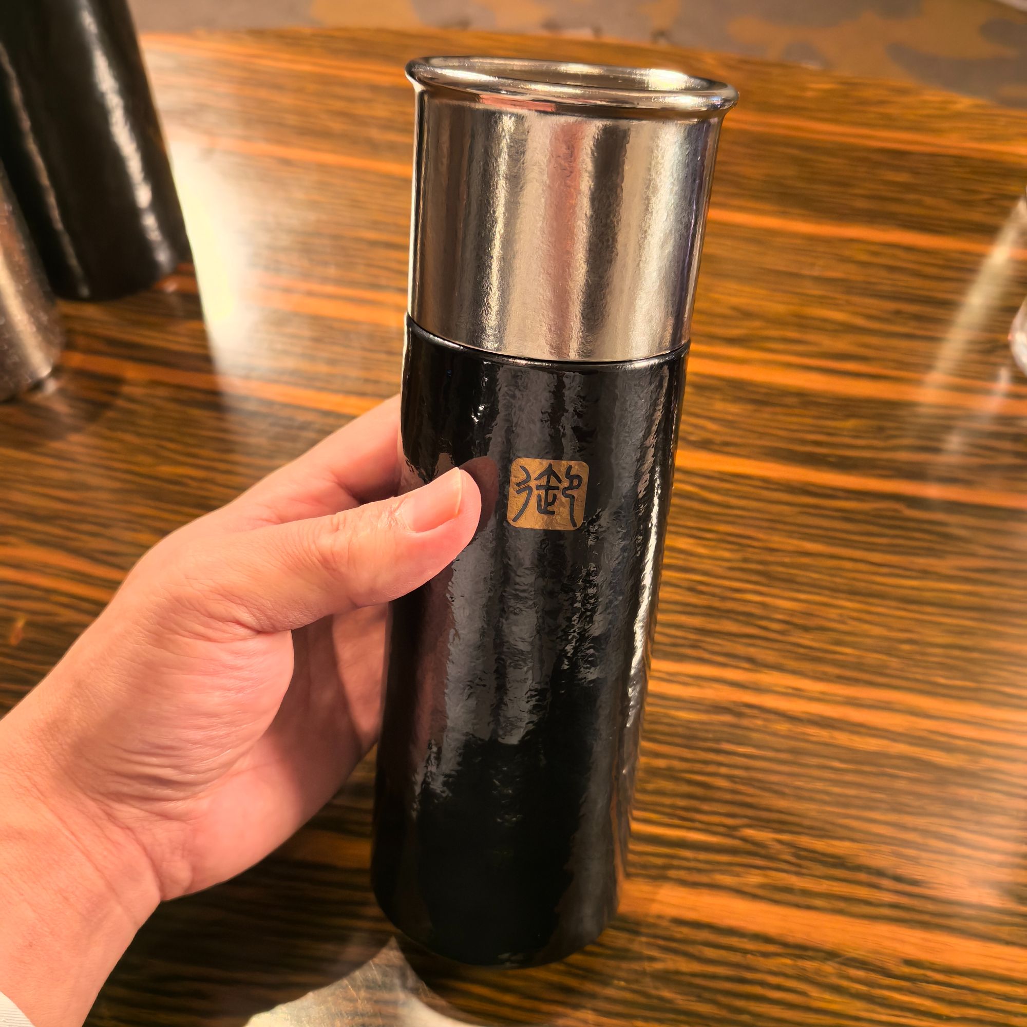 格亚御品荟纯钛保温杯焖茶杯真空杯喝茶杯子便携水杯