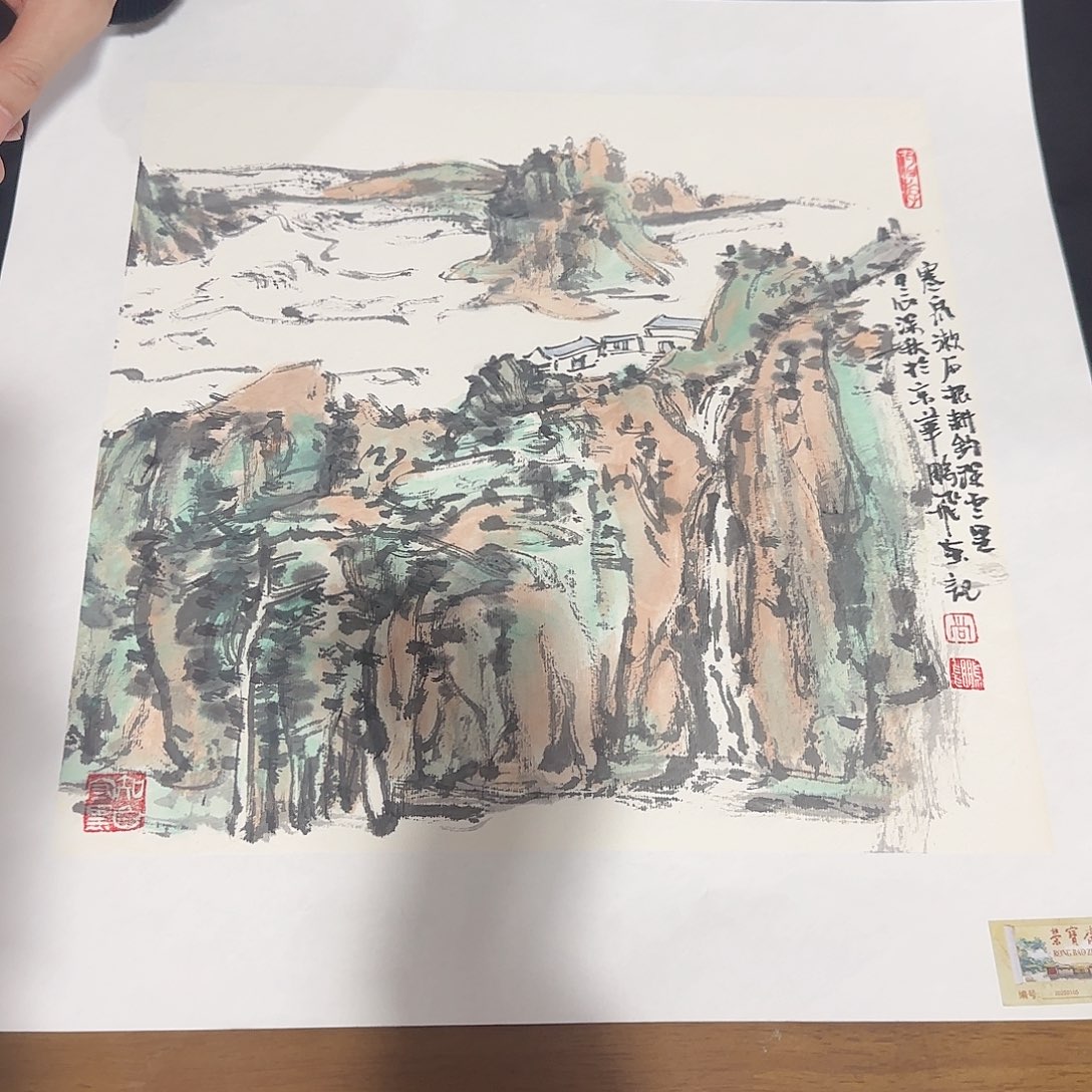 国画艺术家的作品