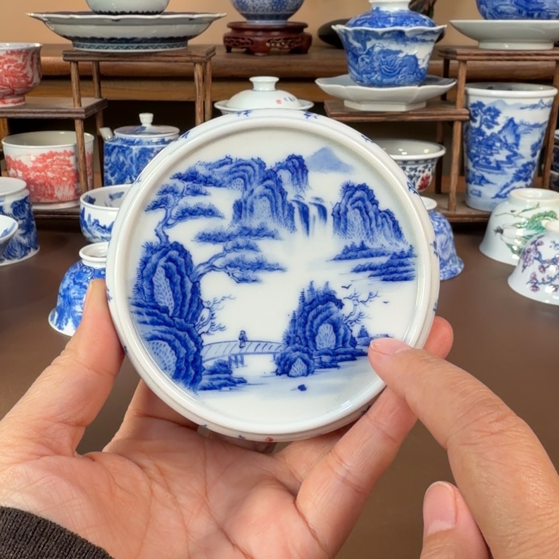 孤***行景德镇陶瓷手工手绘