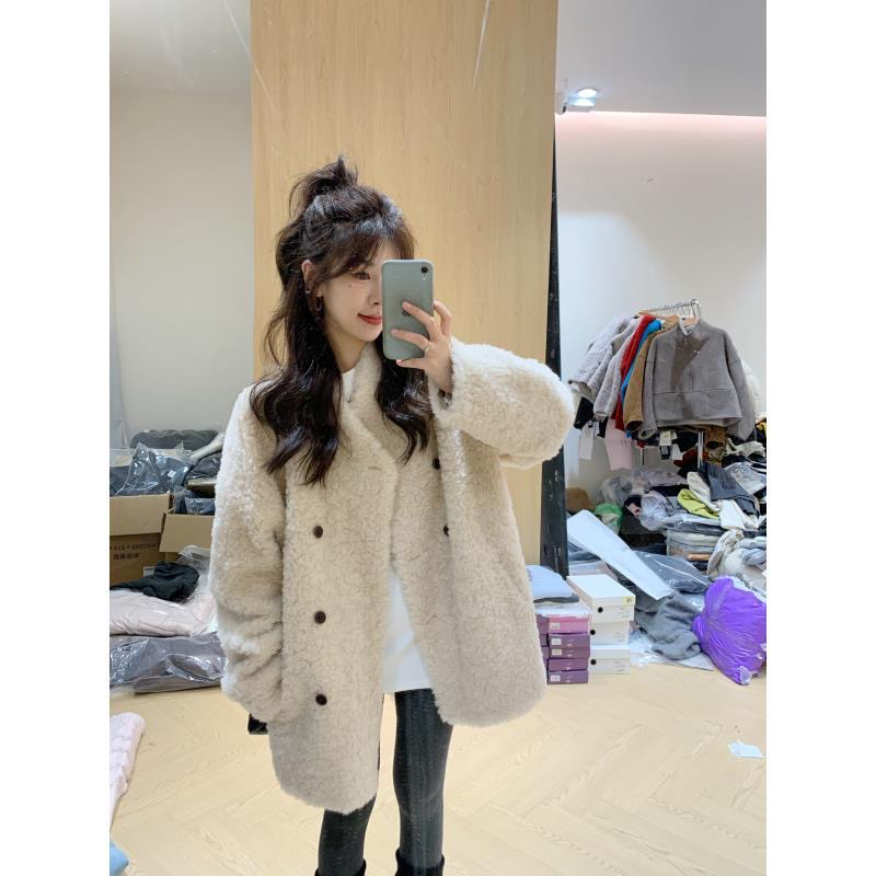 C·YJ三店【财阀千金】韩系中长全毛外套
