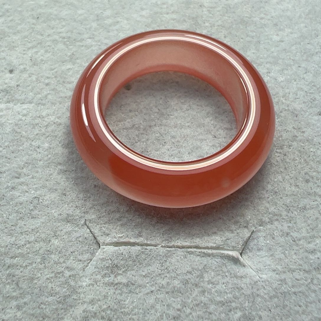 南红玛瑙戒圈未镶嵌
