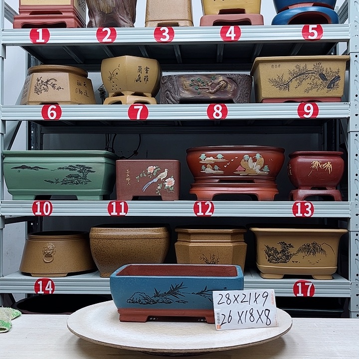 紫砂花盆紫砂花盆