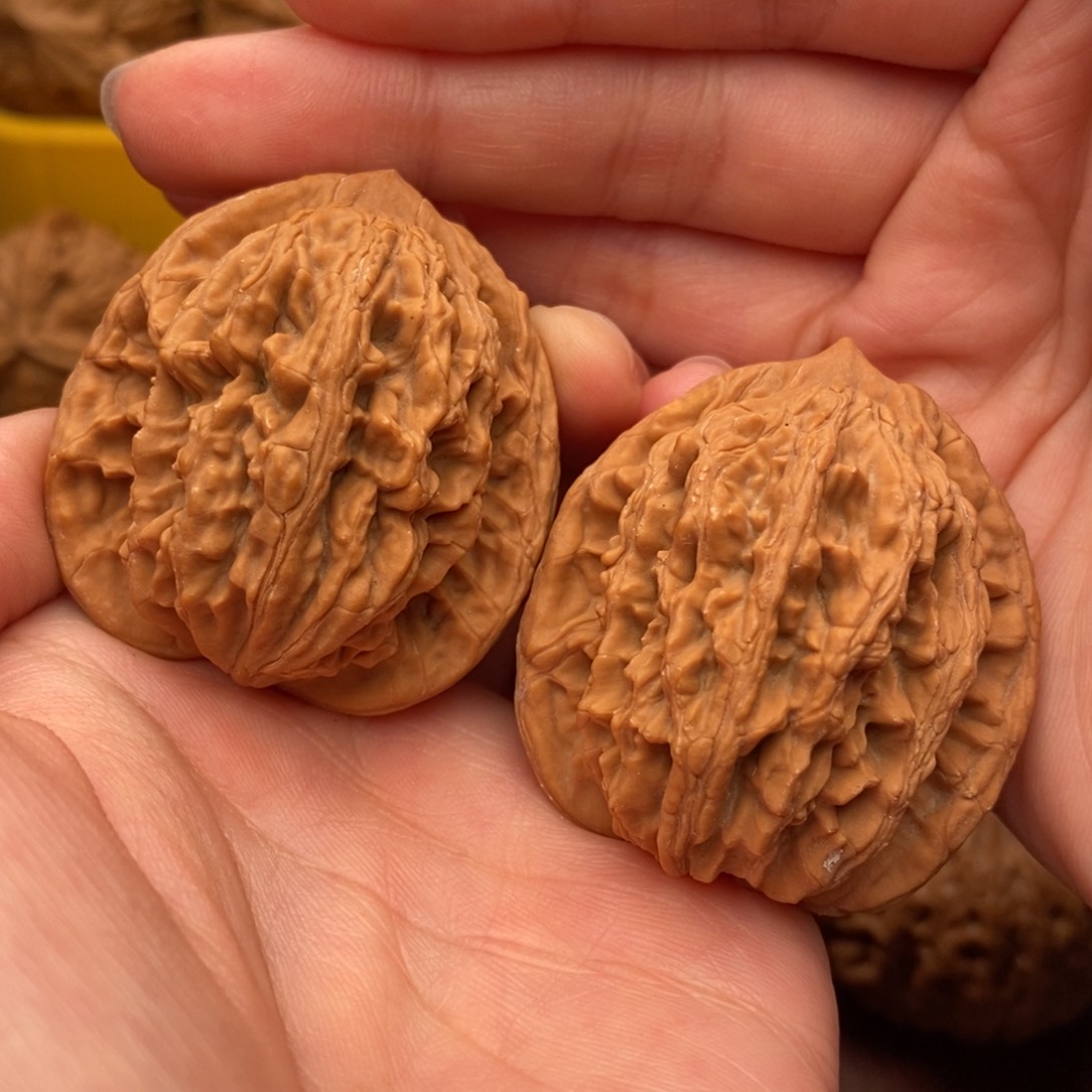 文玩核桃把件虎头41