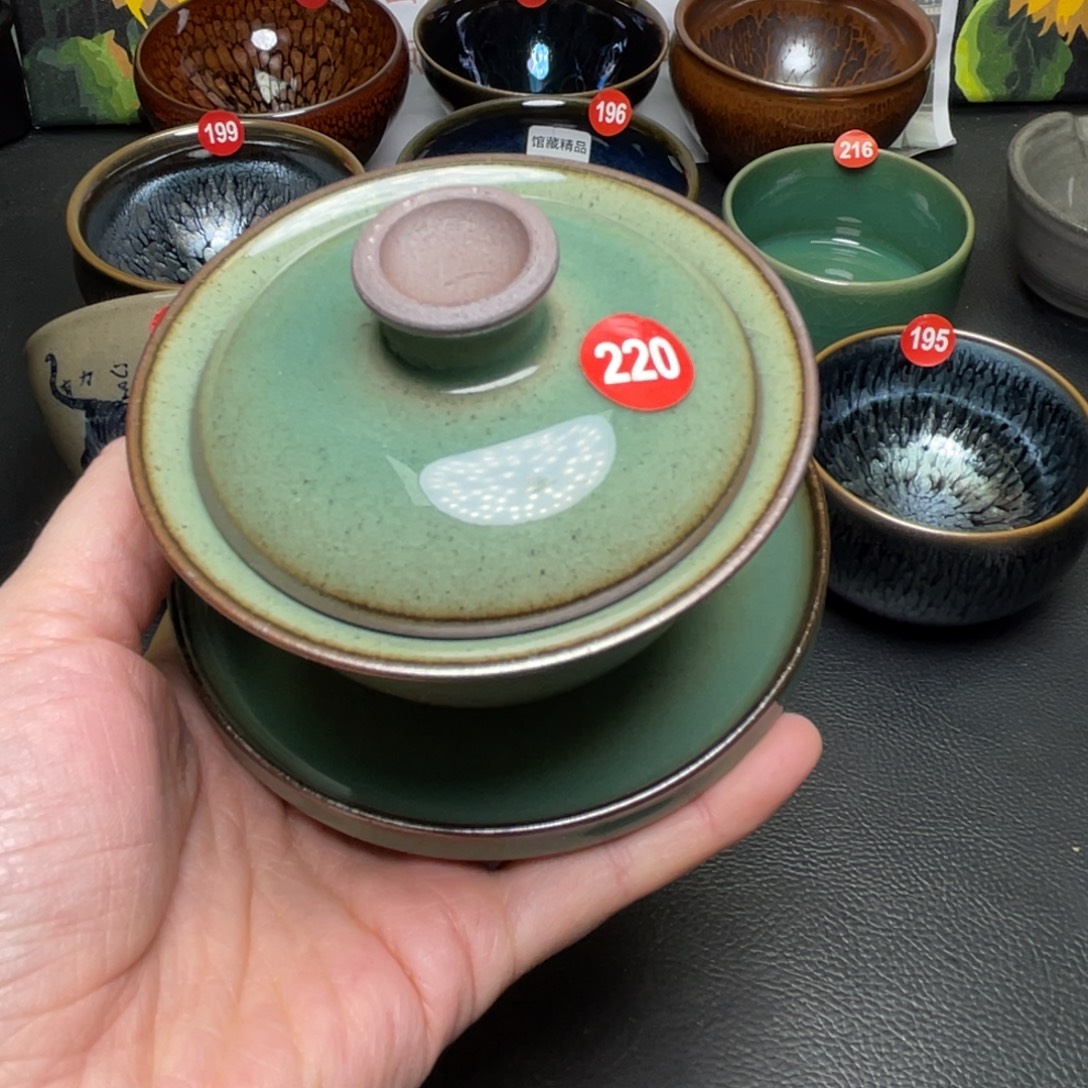 流***月茶盏建盏茶盏茶杯2