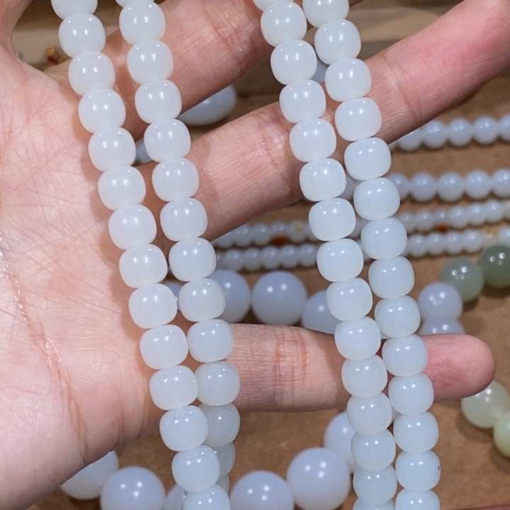 和田玉手串未镶嵌