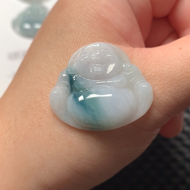 翡翠未镶嵌吊坠(不含链)佛公
