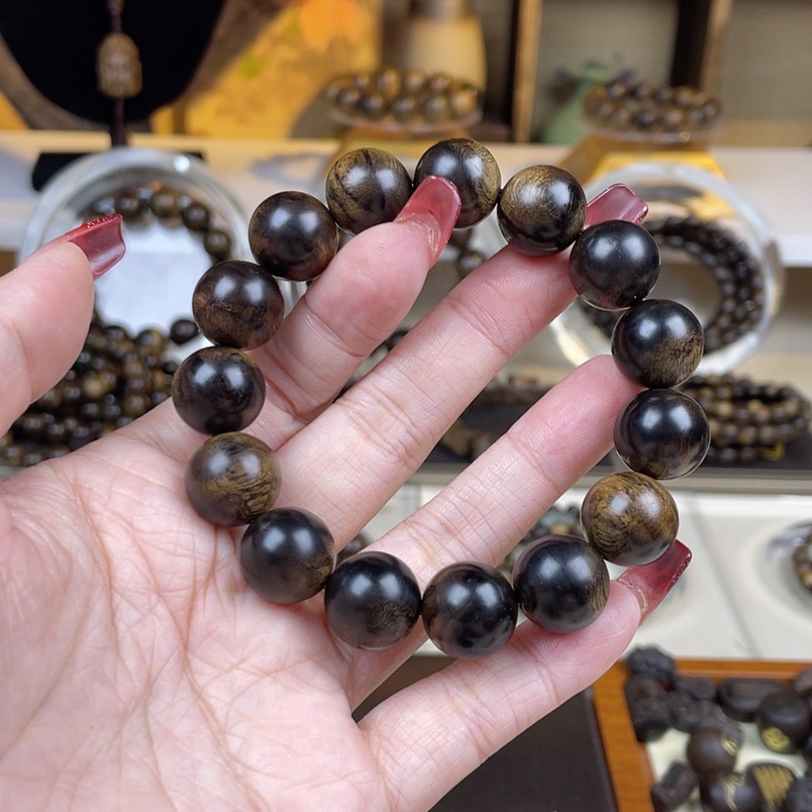 【闪购商品】沉香手串河*顺化紫棋