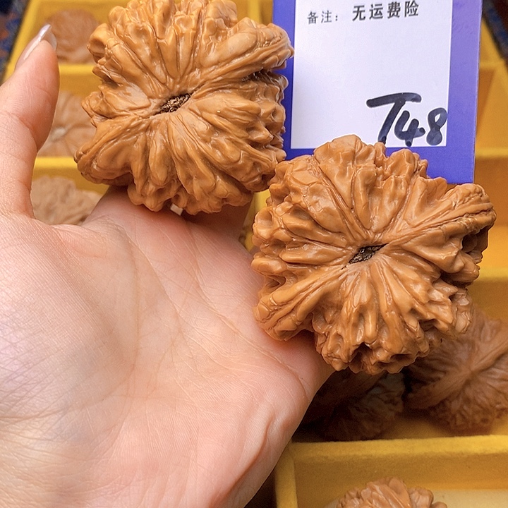 湖***司文玩核桃把件文玩核桃龙鼎48