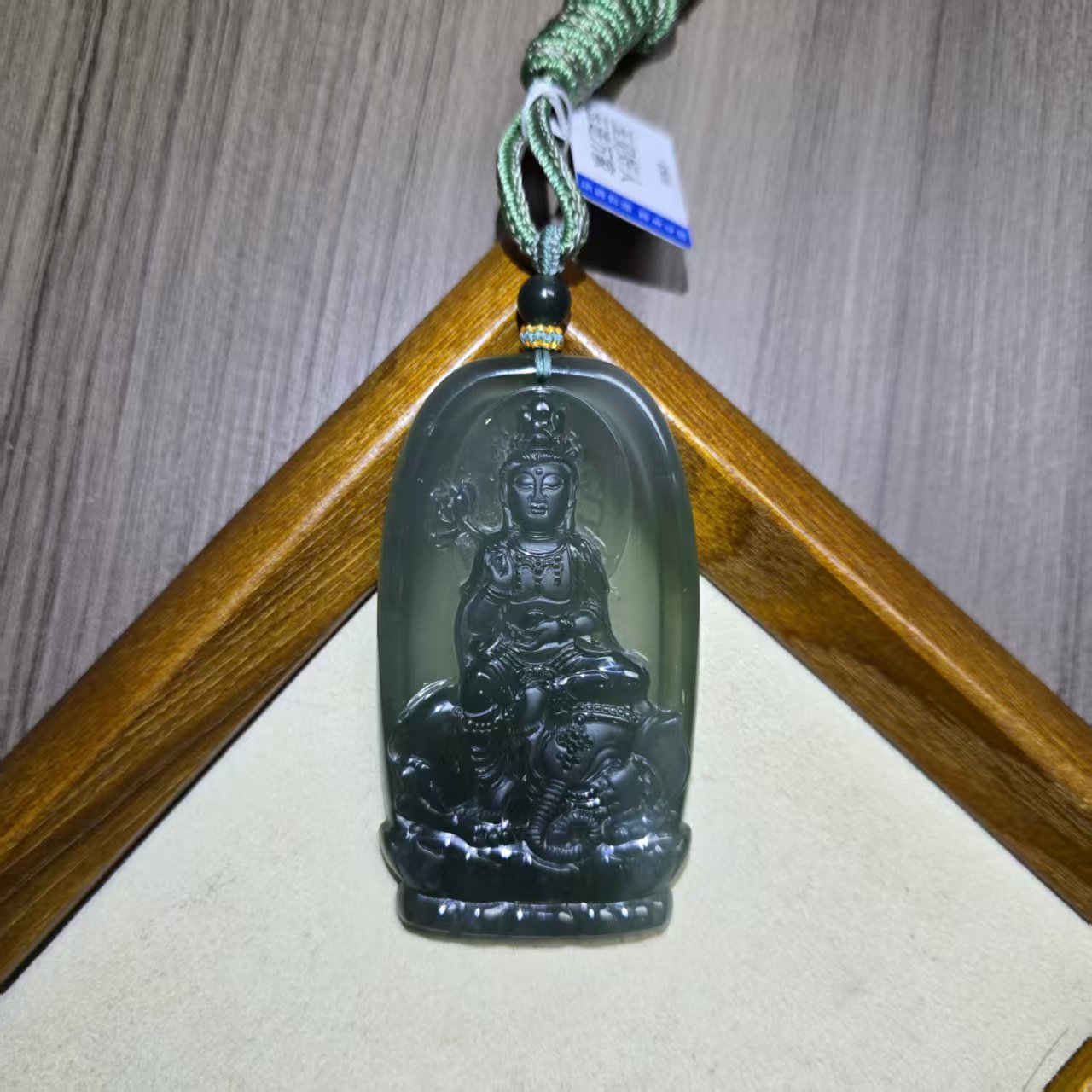 天然翡翠吊坠@@960Q7J03390