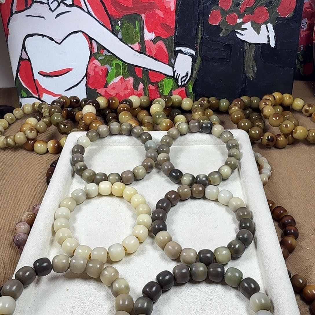 菩提根/象牙果吊坠冷灰木雨