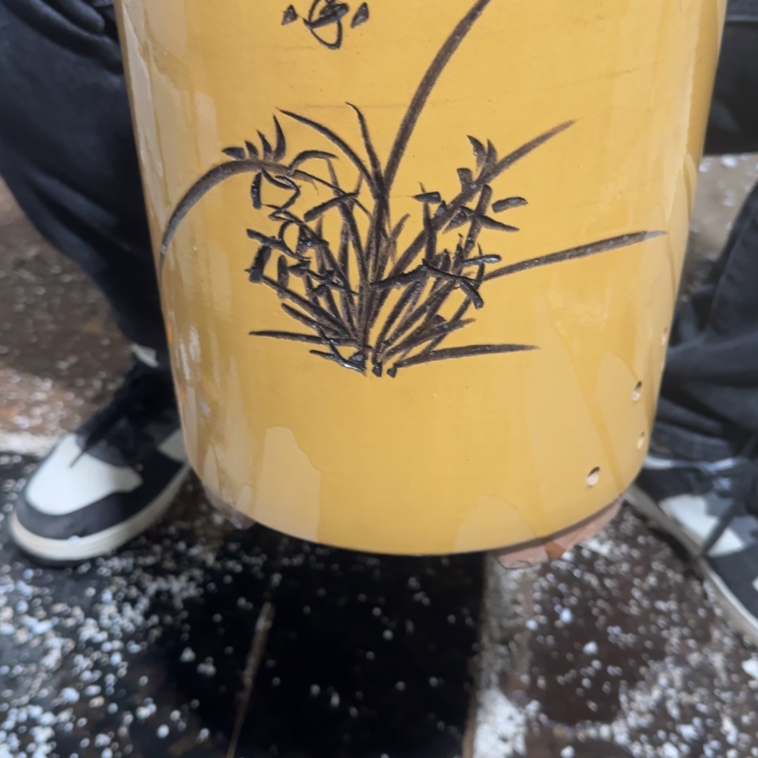 紫砂花盆口径17.22口径