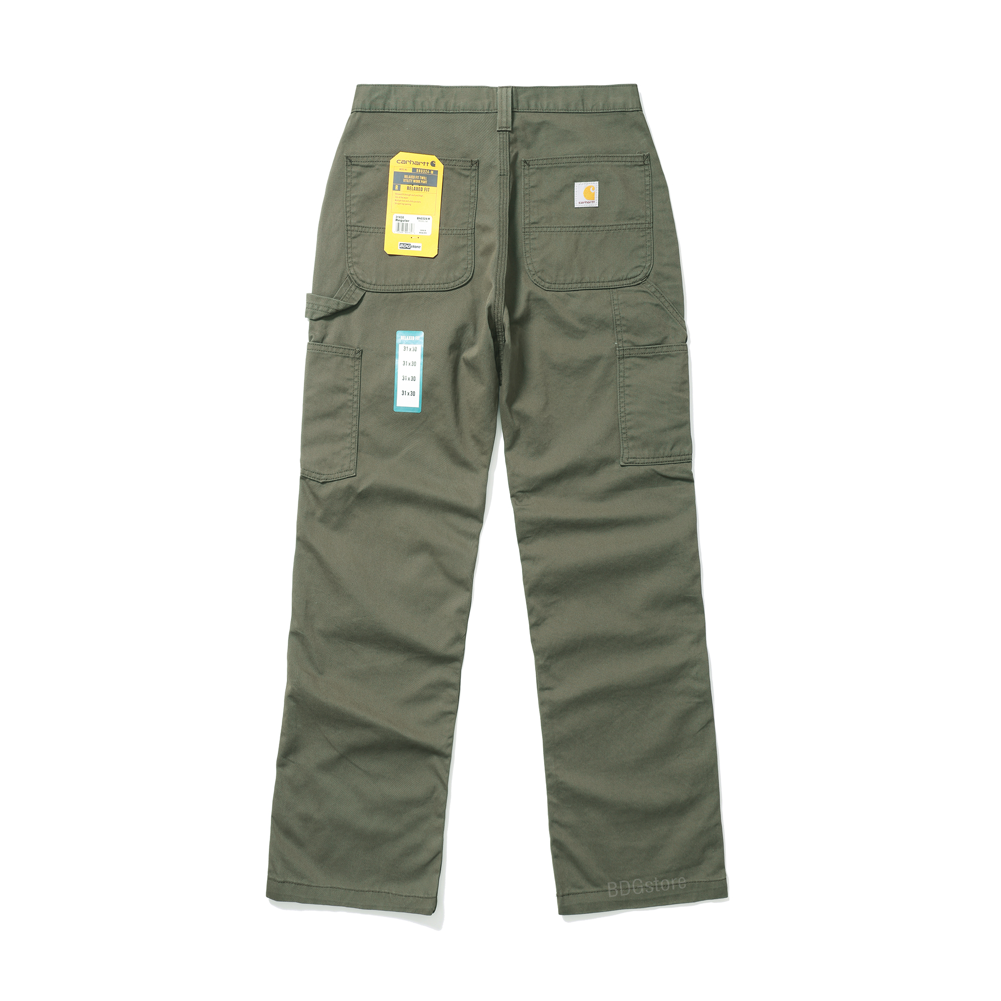 B324 休闲工装裤直筒纯棉微喇通勤长裤Bella同款