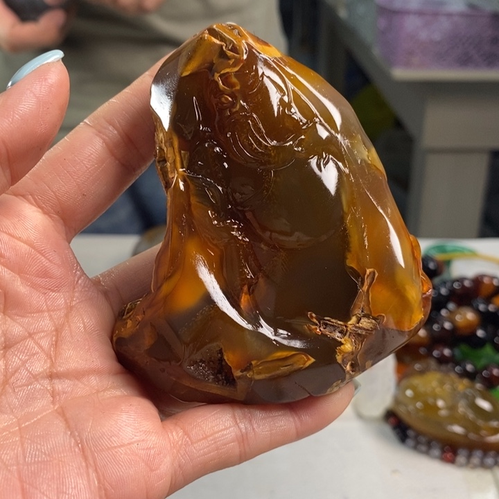 玛瑙/玉髓未镶嵌吊坠(不含链)