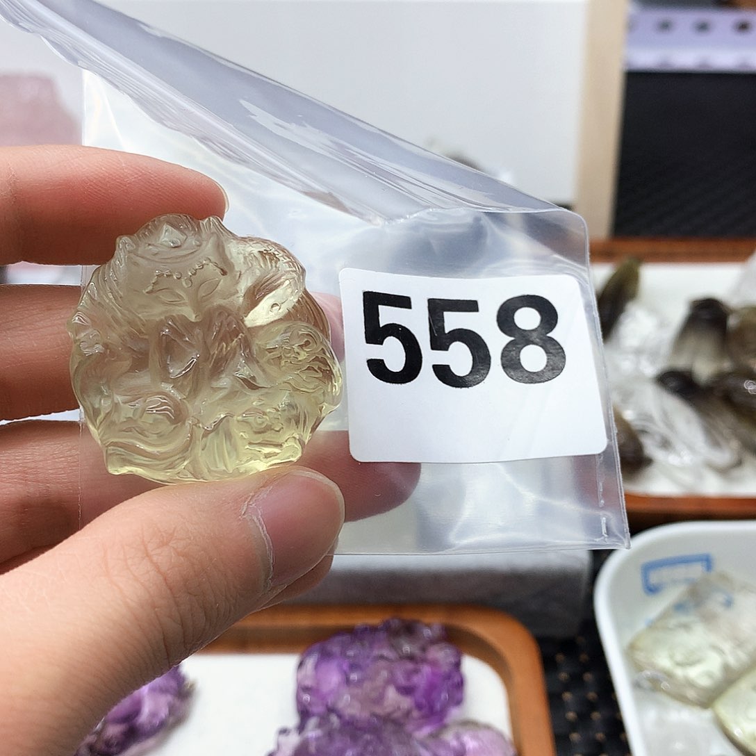 水晶颈饰未镶嵌吊坠