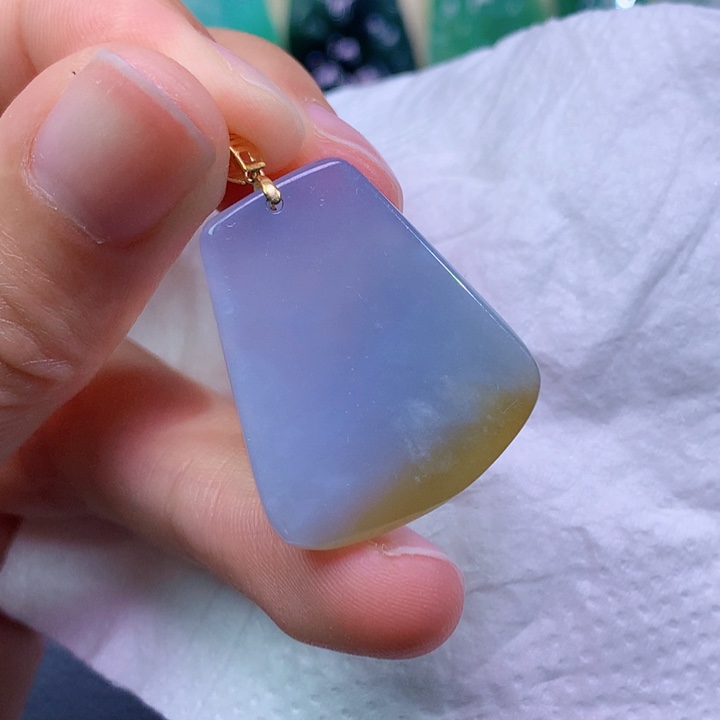 翡翠未镶嵌吊坠(不含链) 9704