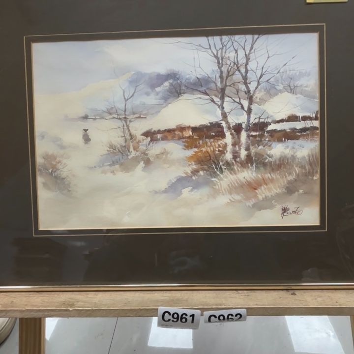 一***木版画中古物品不退换