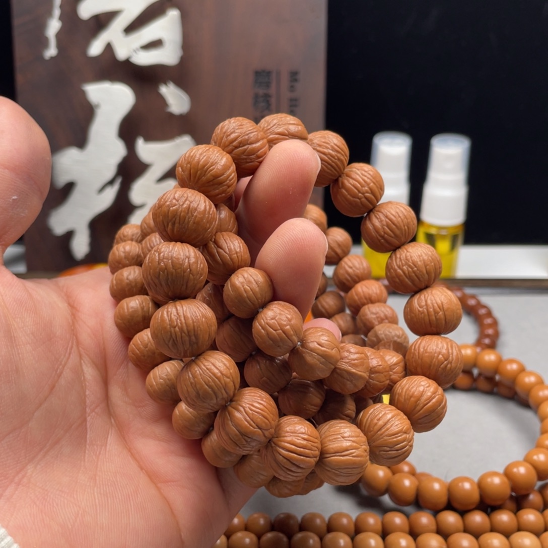 猴头核桃吊坠核桃核桃原皮手串