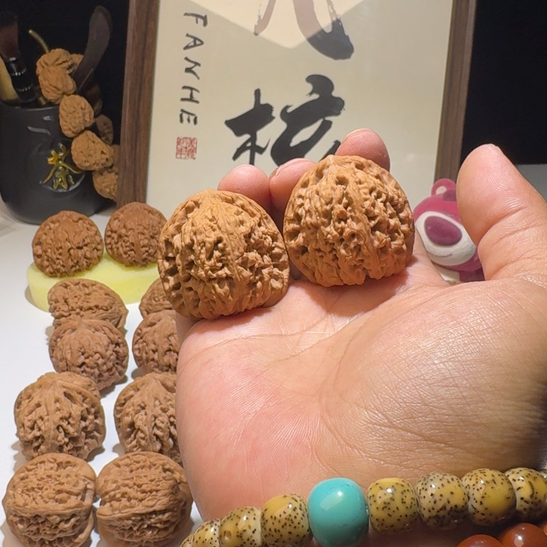 吊坠文玩核桃39尺寸逐鹿一代南疆石