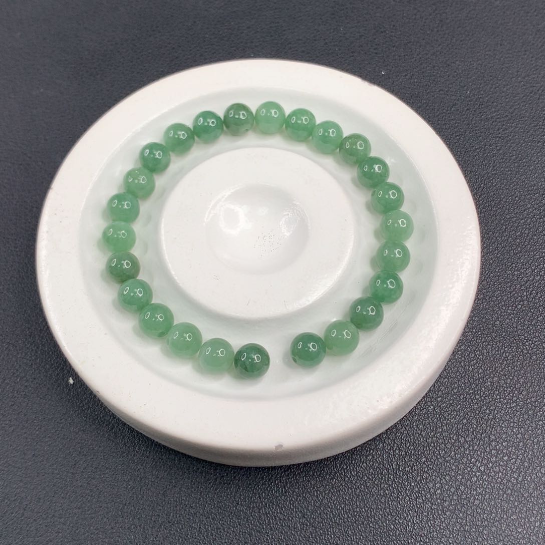 未镶嵌手链翡翠翡翠散珠多样性发一