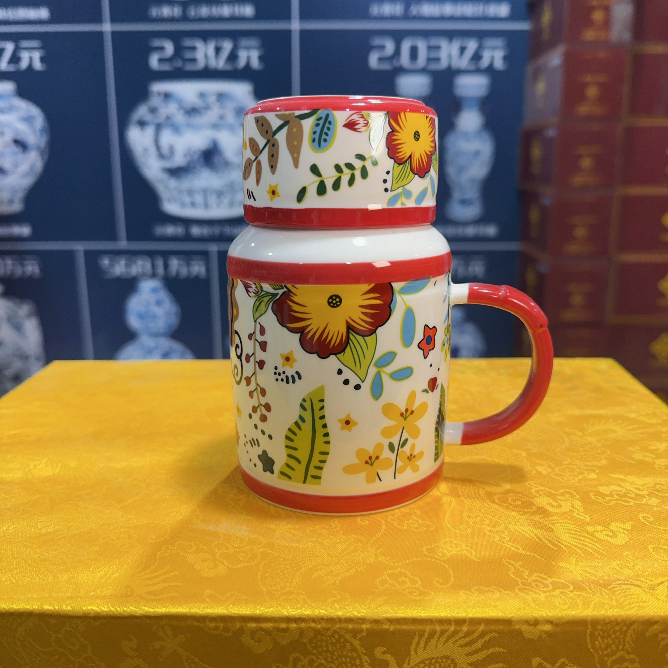 【袁氏瓷业】人间四月马克杯1