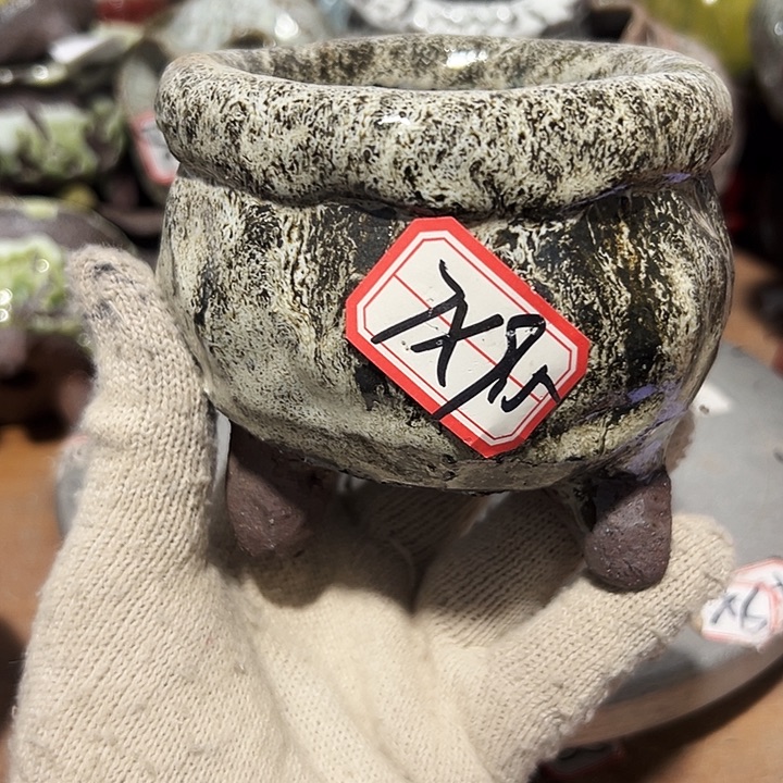 粗陶花盆，现在都不一样