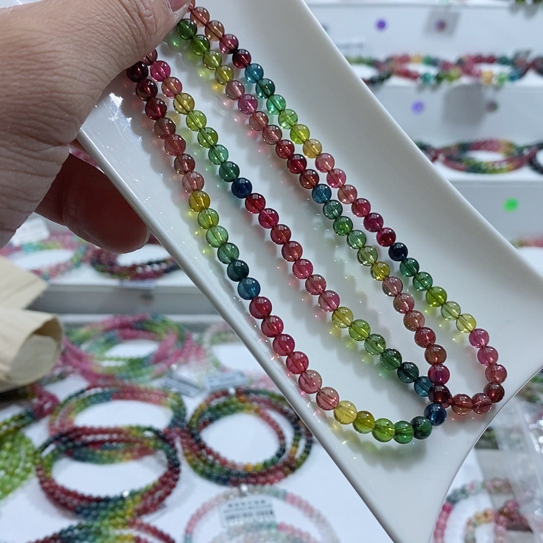 碧玺手链未镶嵌手链