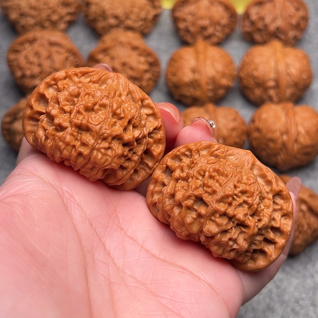 把件文玩核桃精品官帽48全品