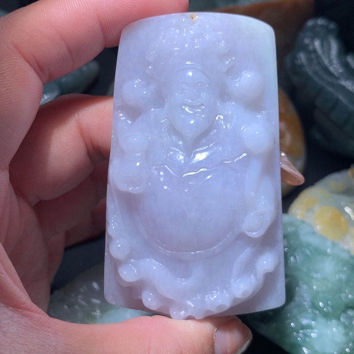 翡翠未镶嵌颈饰保真天然A货翡翠