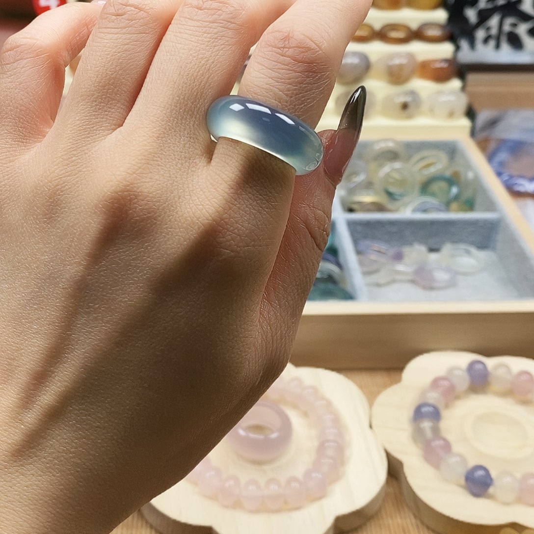 希***宝玛瑙/玉髓未镶嵌戒指