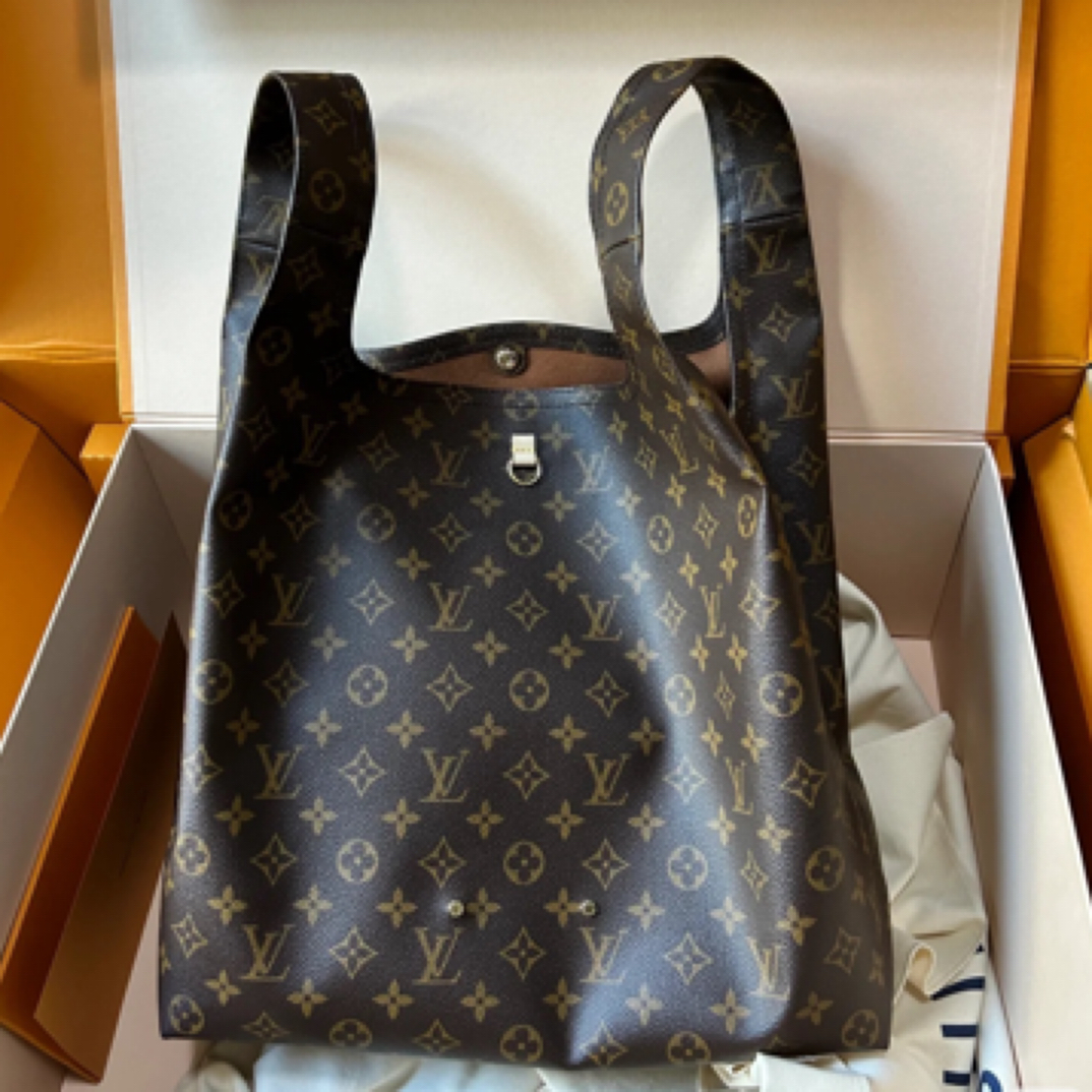 95新 LouisVuitton/路易威登 lv老花大号菜篮子 8870