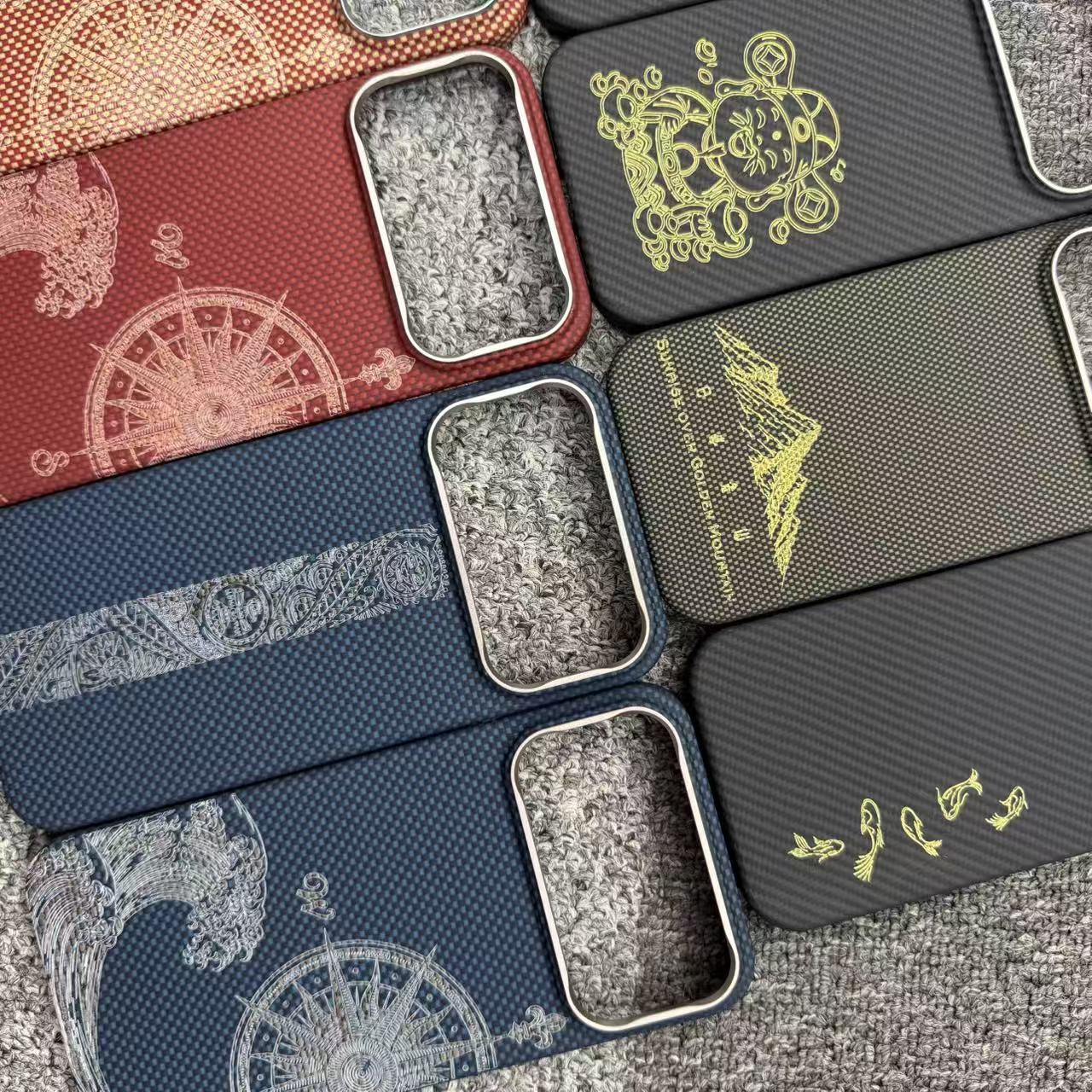 [适用于苹果17系列]正品凯夫拉17pro手机壳芳纶纤维17promax超薄