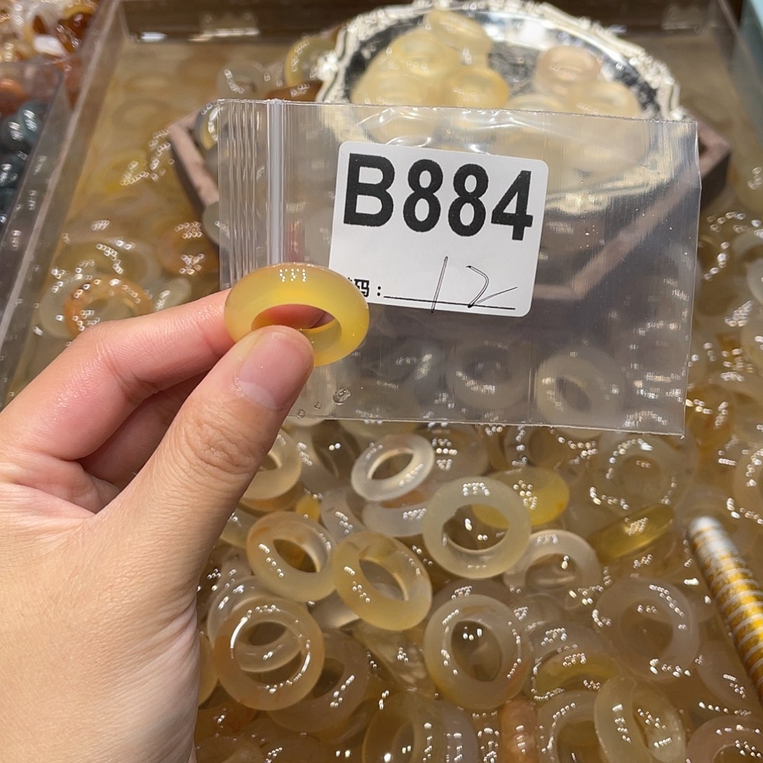 玛瑙/玉髓未镶嵌戒指884