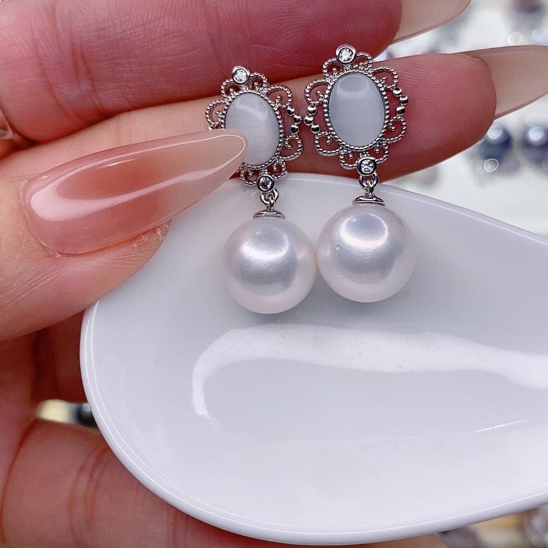 未镶嵌耳饰淡水珍珠