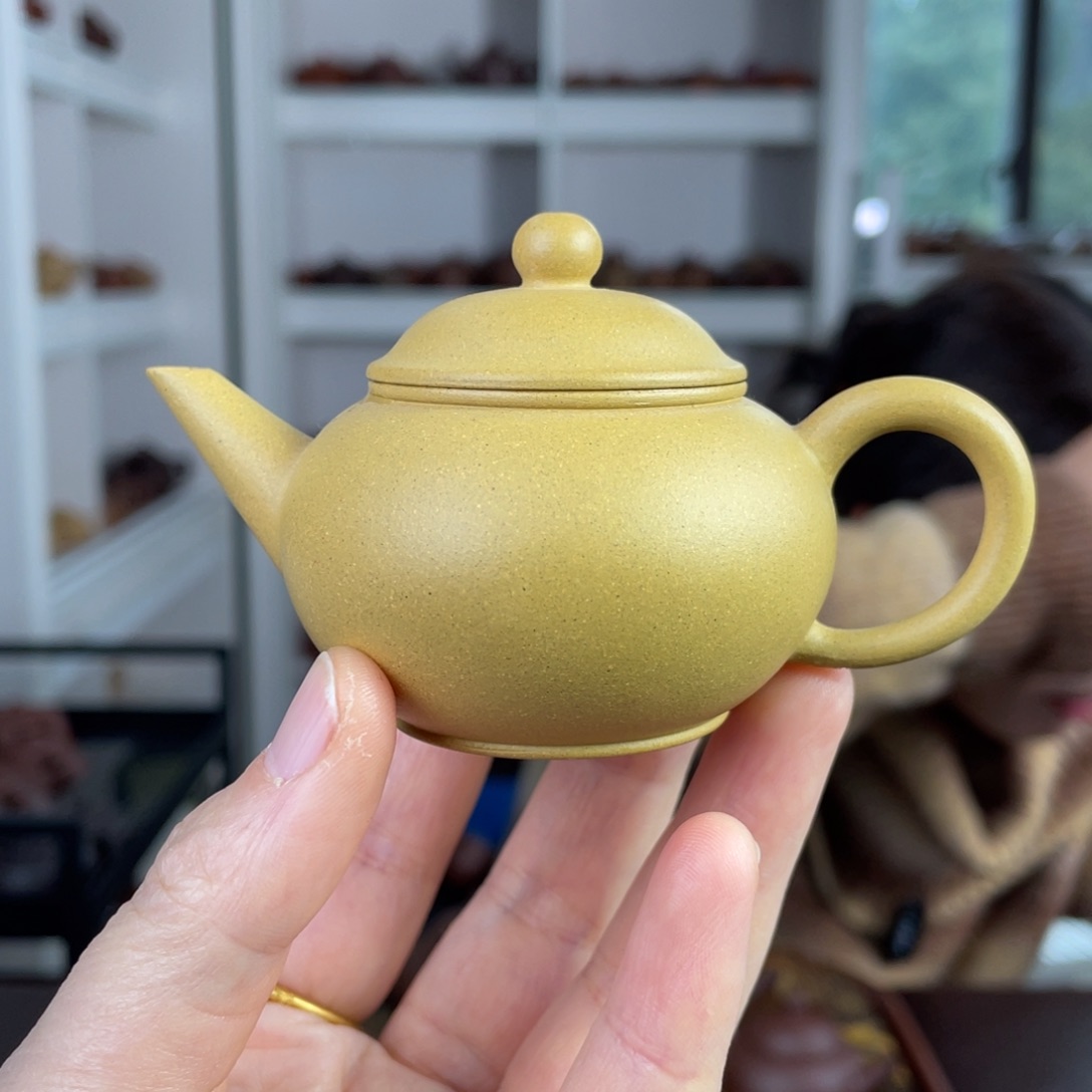 紫砂茶壶黄金段超薄胎水平70cc