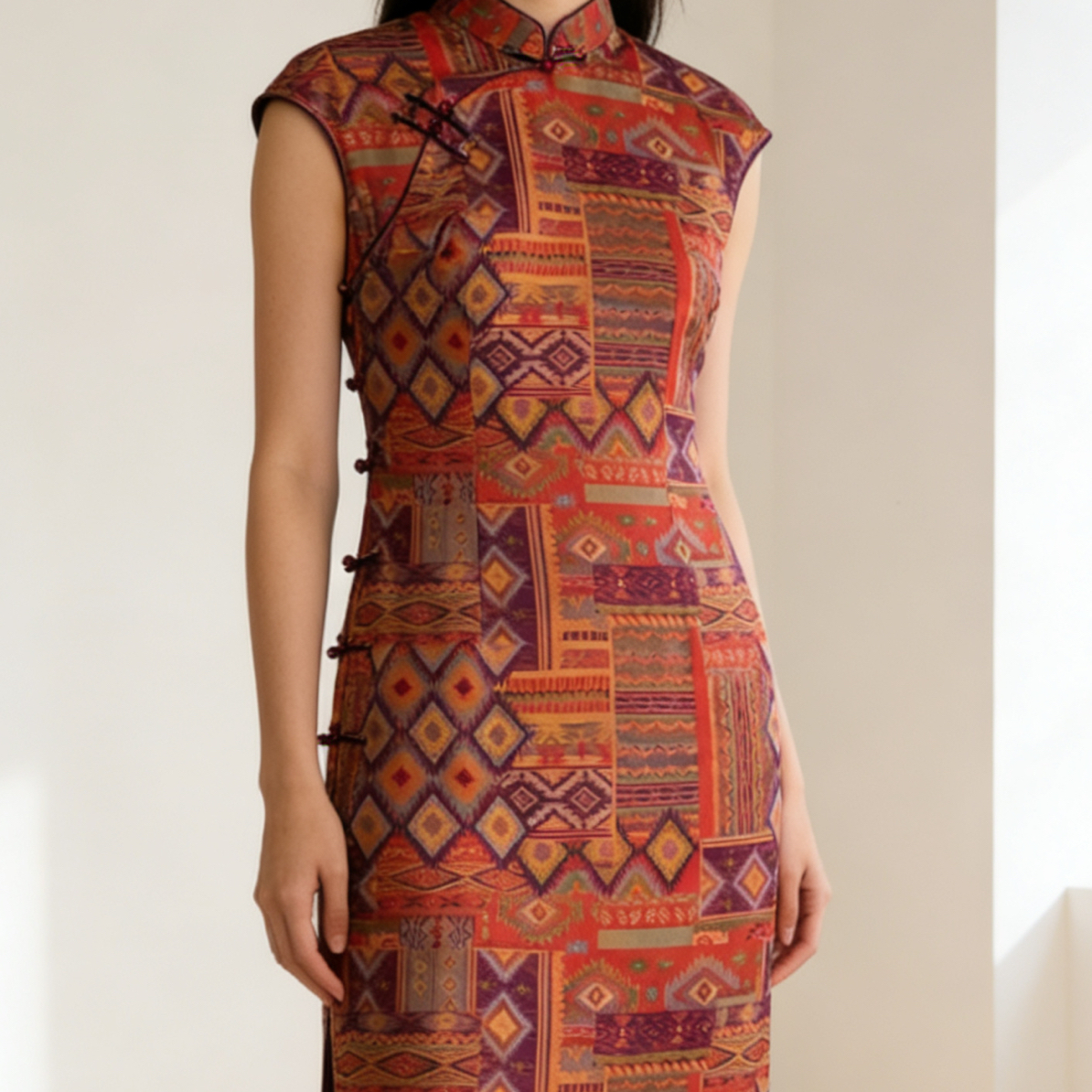 0068-民国风旗袍复古2025年新款春款气质年轻款新中式改良老上海