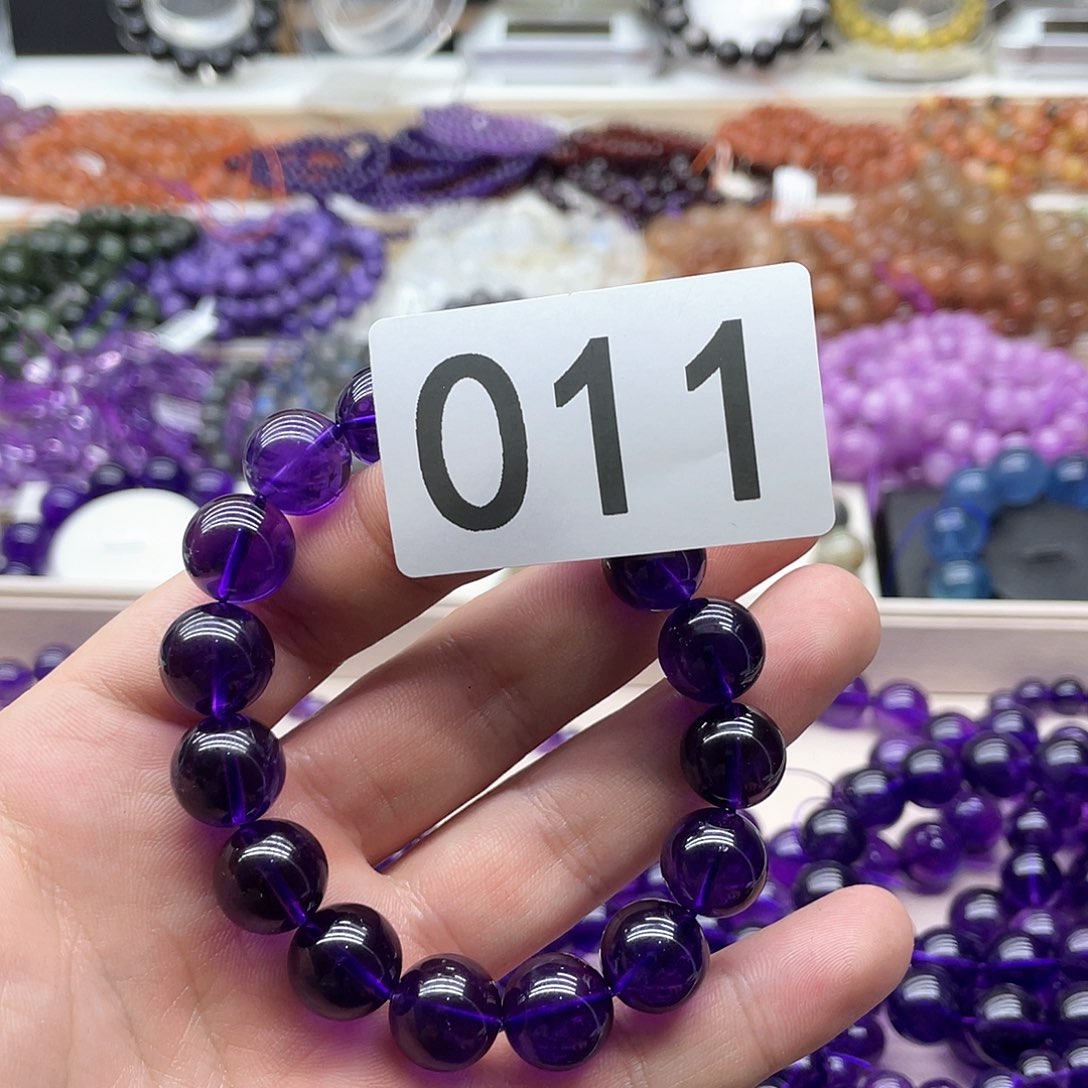 水晶手链未镶嵌金**水天然