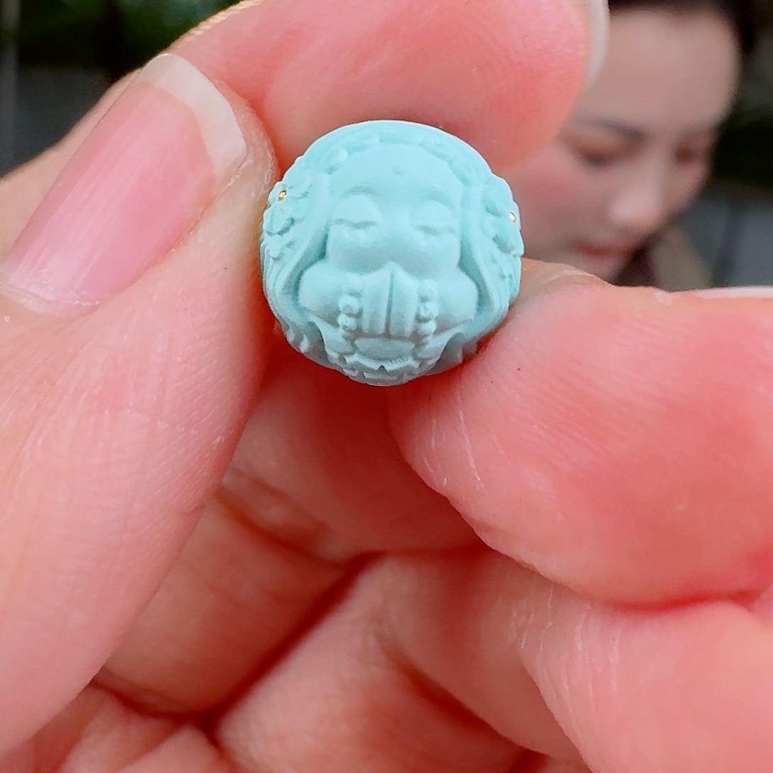 绿松石珠宝奇石未镶嵌