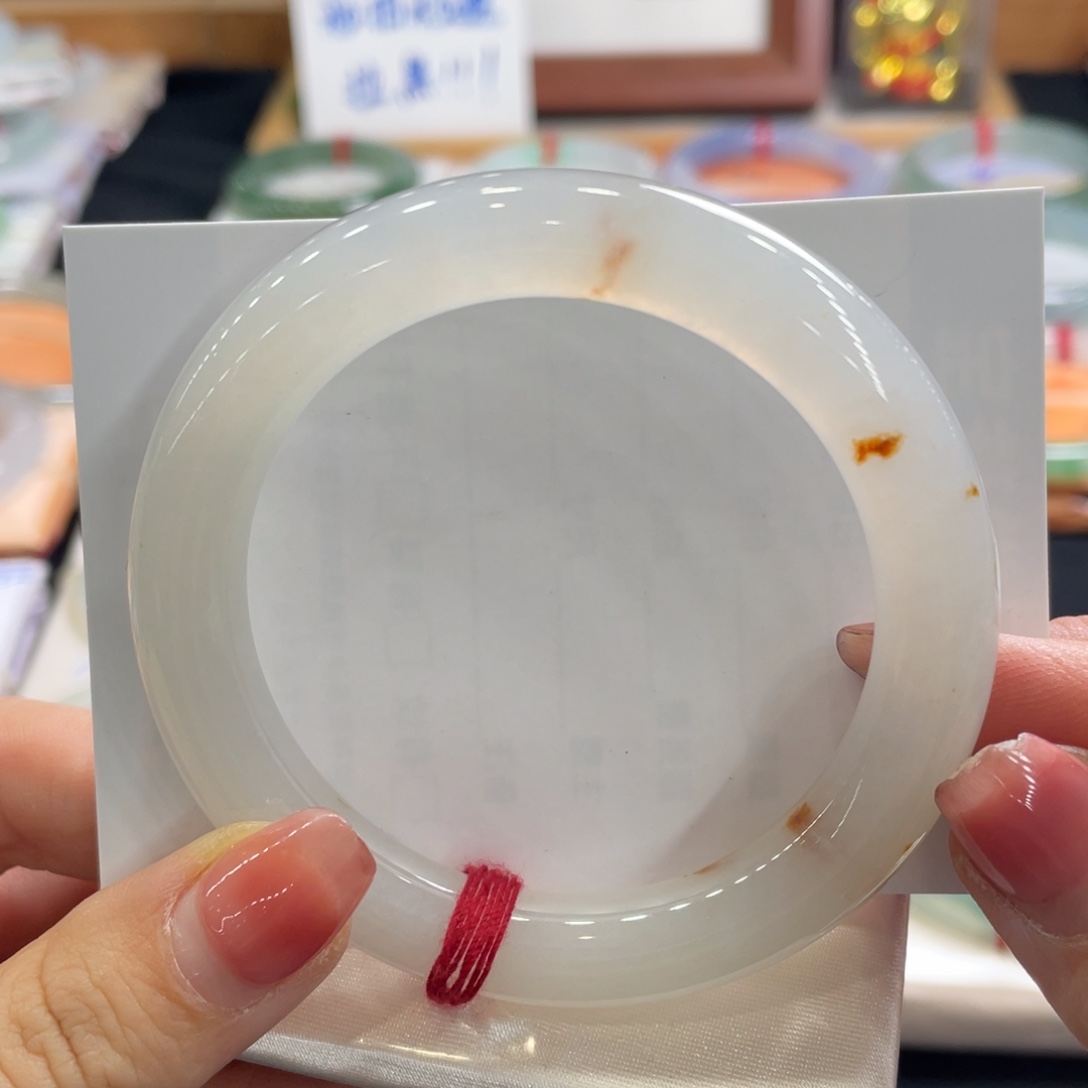 翡翠手镯未镶嵌54.5圆