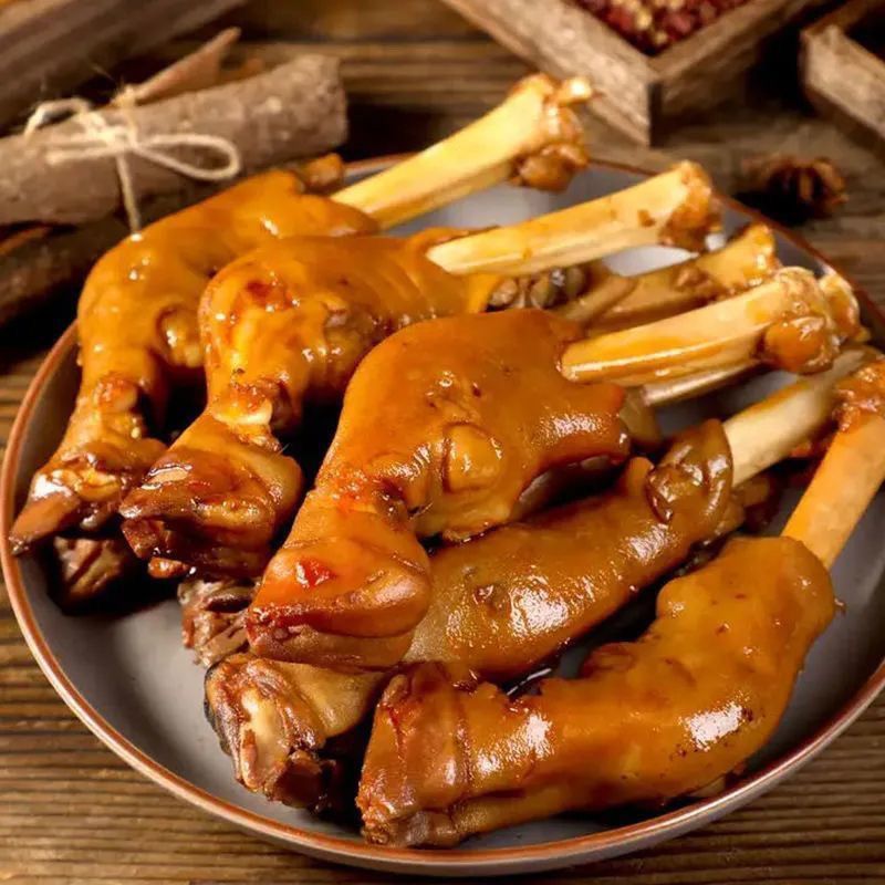 5只麻辣羊蹄真空包装香辣羊蹄3只装麻辣羊蹄五香下酒菜熟食一整箱