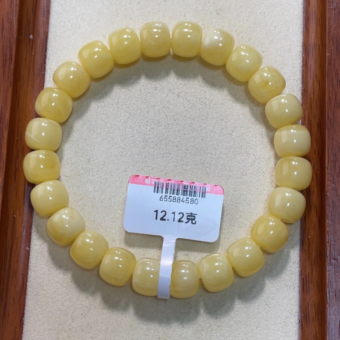 琥珀手链未镶嵌蜜蜡