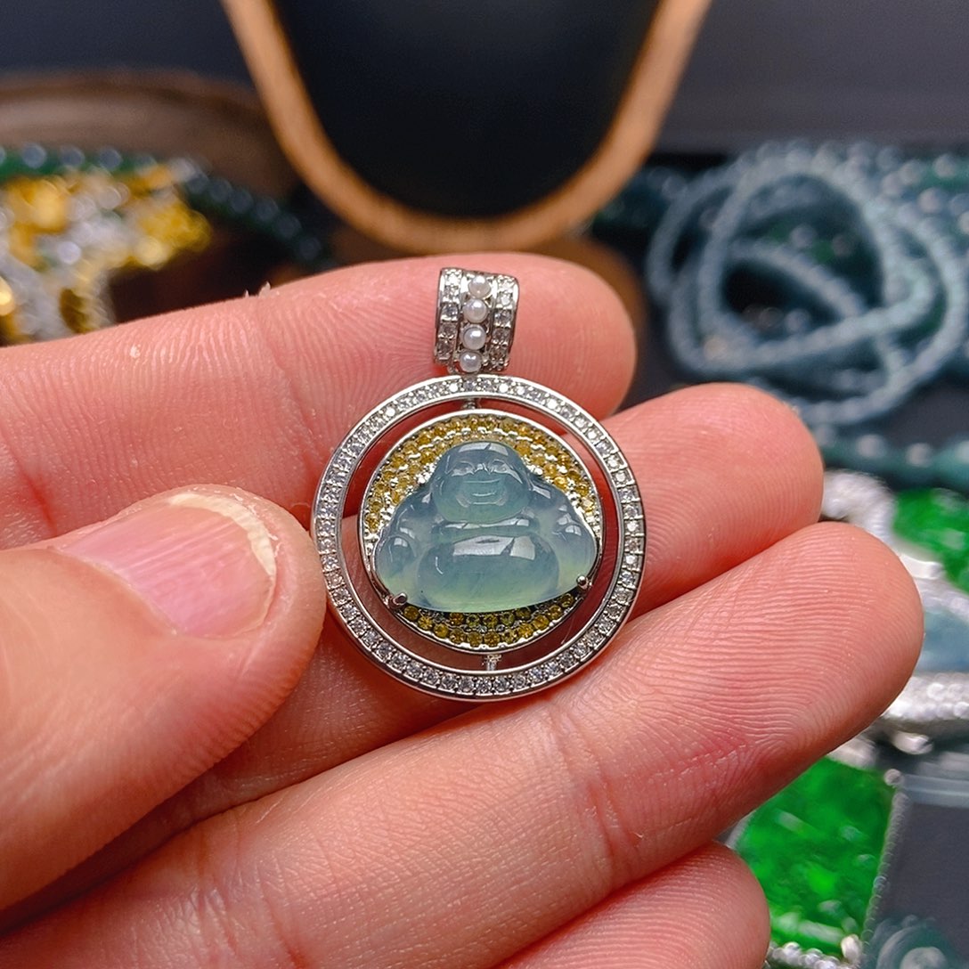 翡翠吊坠(不含链)未镶嵌455吊坠