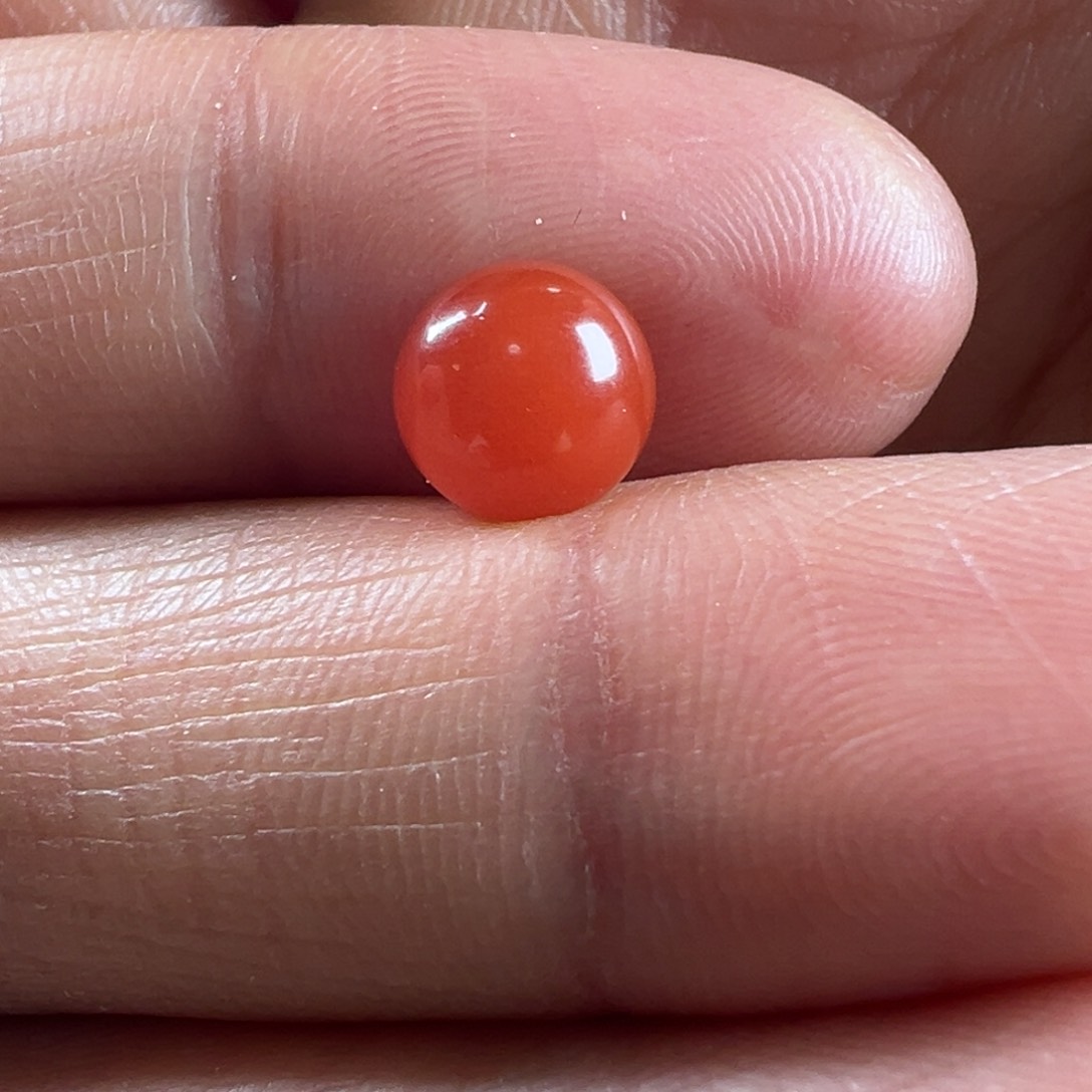 南红玛瑙圆珠7.4未镶嵌