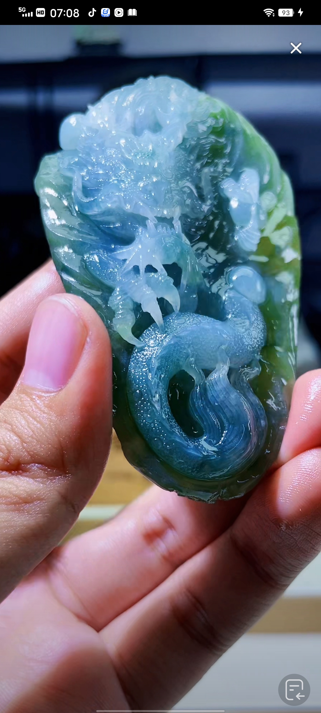 定制翡翠未镶嵌毛货02070084