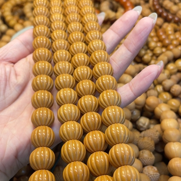 猴头微暇瓜珠手串