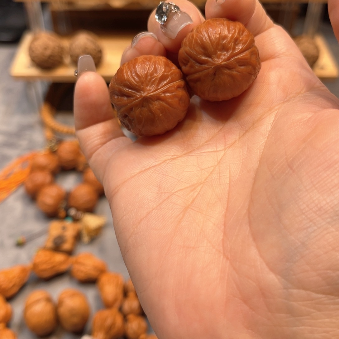 把件文玩核桃小蜜桃手捻