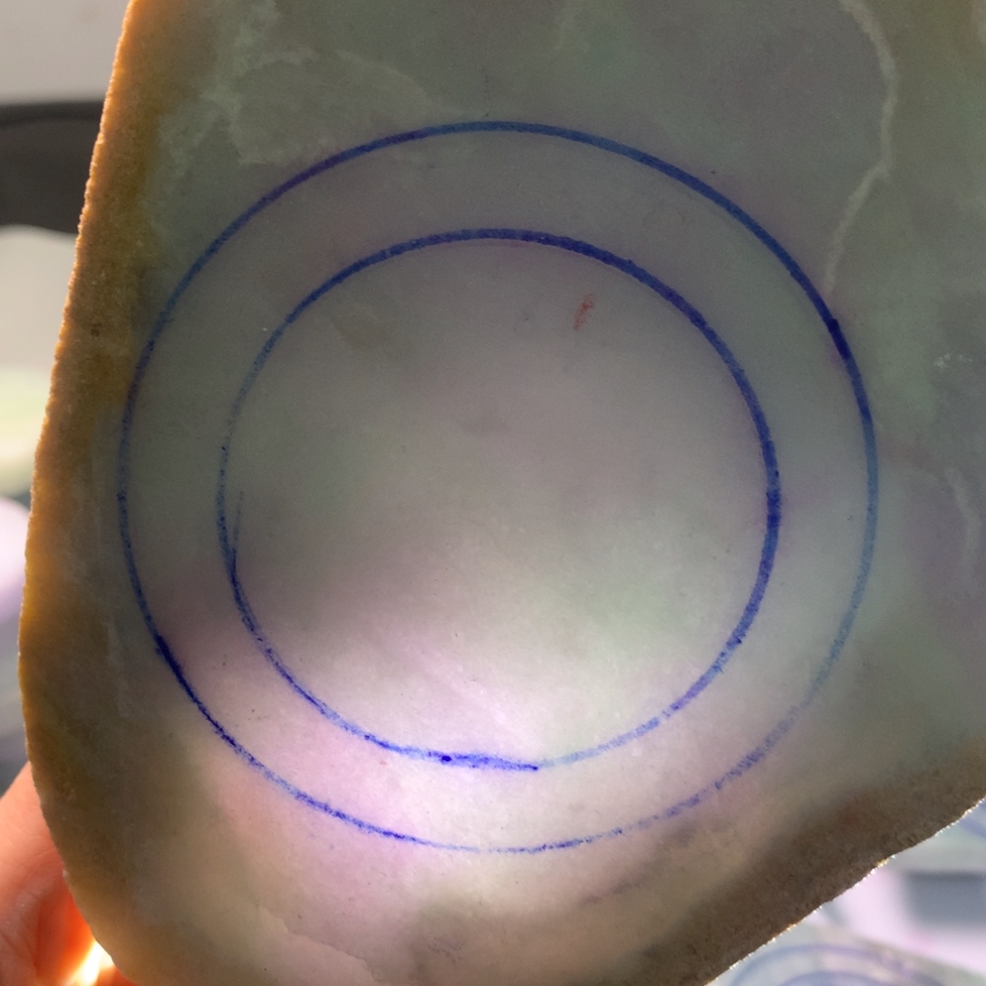 定制翡翠未镶嵌翡翠手镯