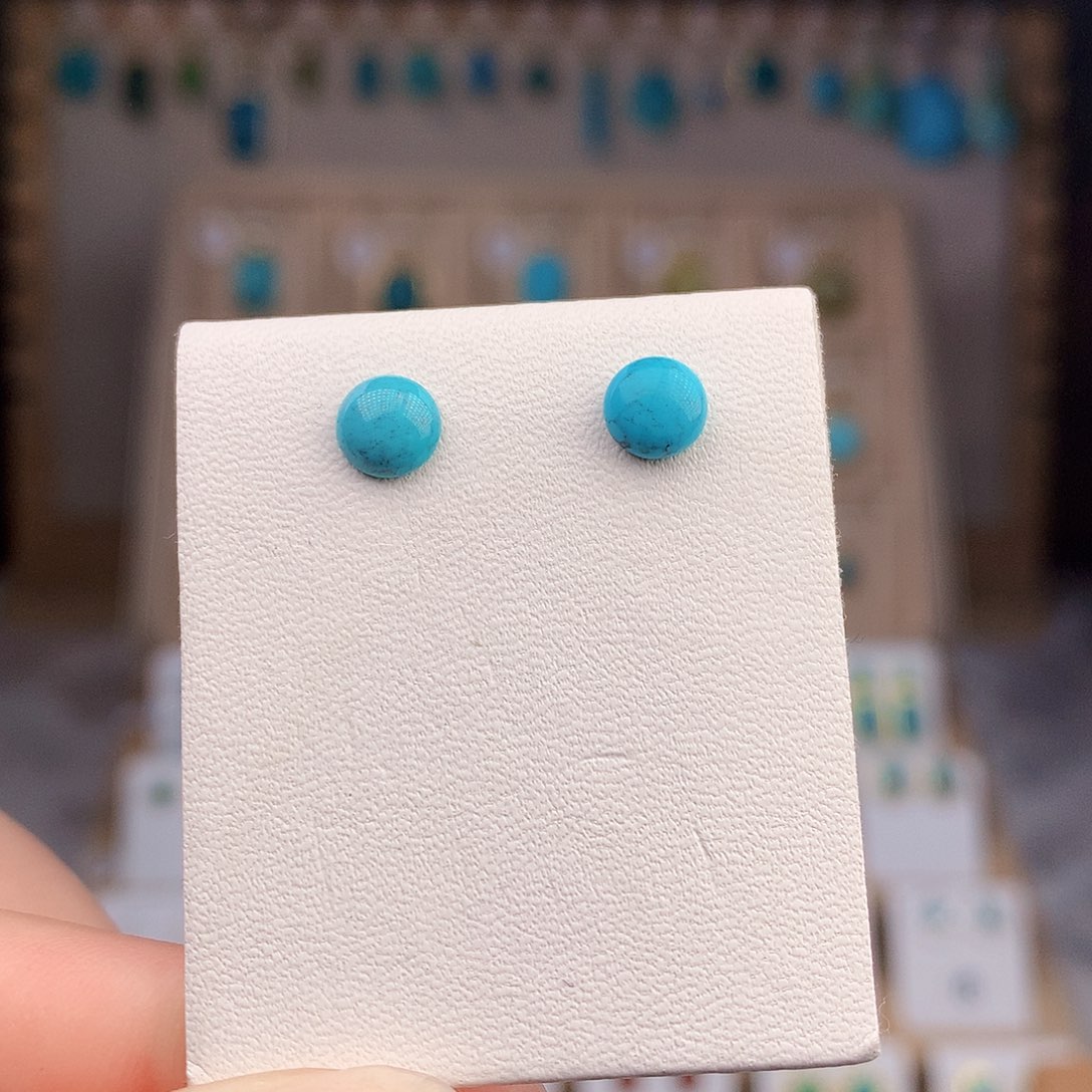 绿松石银S925镶嵌戒指