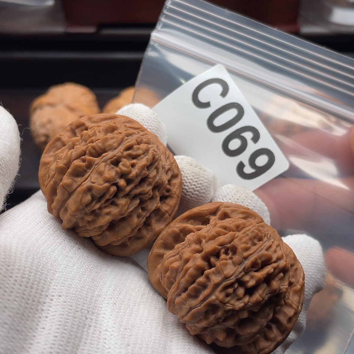 【闪购商品】文玩核桃吊坠C069楼子41